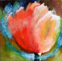 Nr.19 | An Warris | Tulp | Gemende techniek | 60 x 60